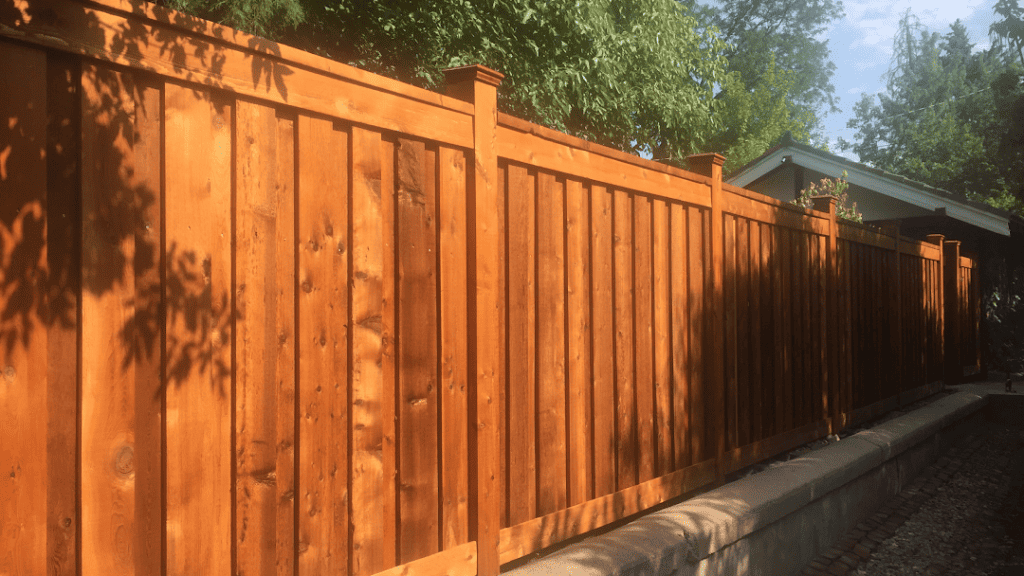 Wood fence installed by Arbor City Fence