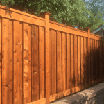 Wood fence installed by Arbor City Fence