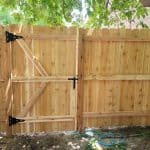Installing a wood privacy fence